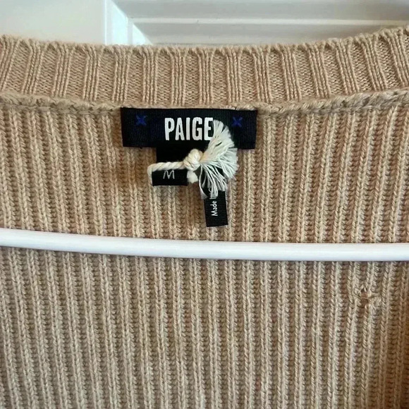 Paige Virtue Top Size M Camel color - Picture 4 of 13